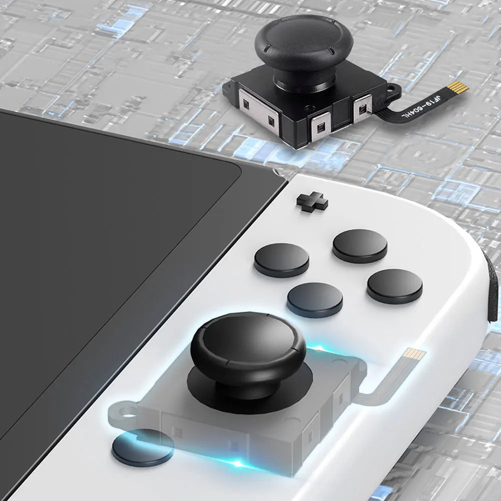 1-6PCS Hall Sensing Joystick for JoyCon Replacement No Drift