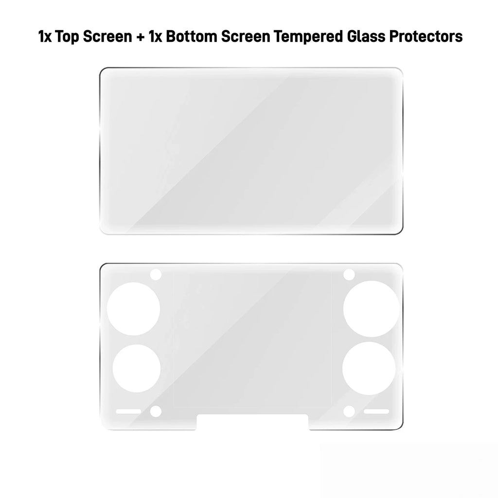 AYN THOR Gaming Console Accessory Bundle Ergonomic TPU Grip + Shockproof Carry Case + HD Tempered Glass Screen Protector 4-in-1