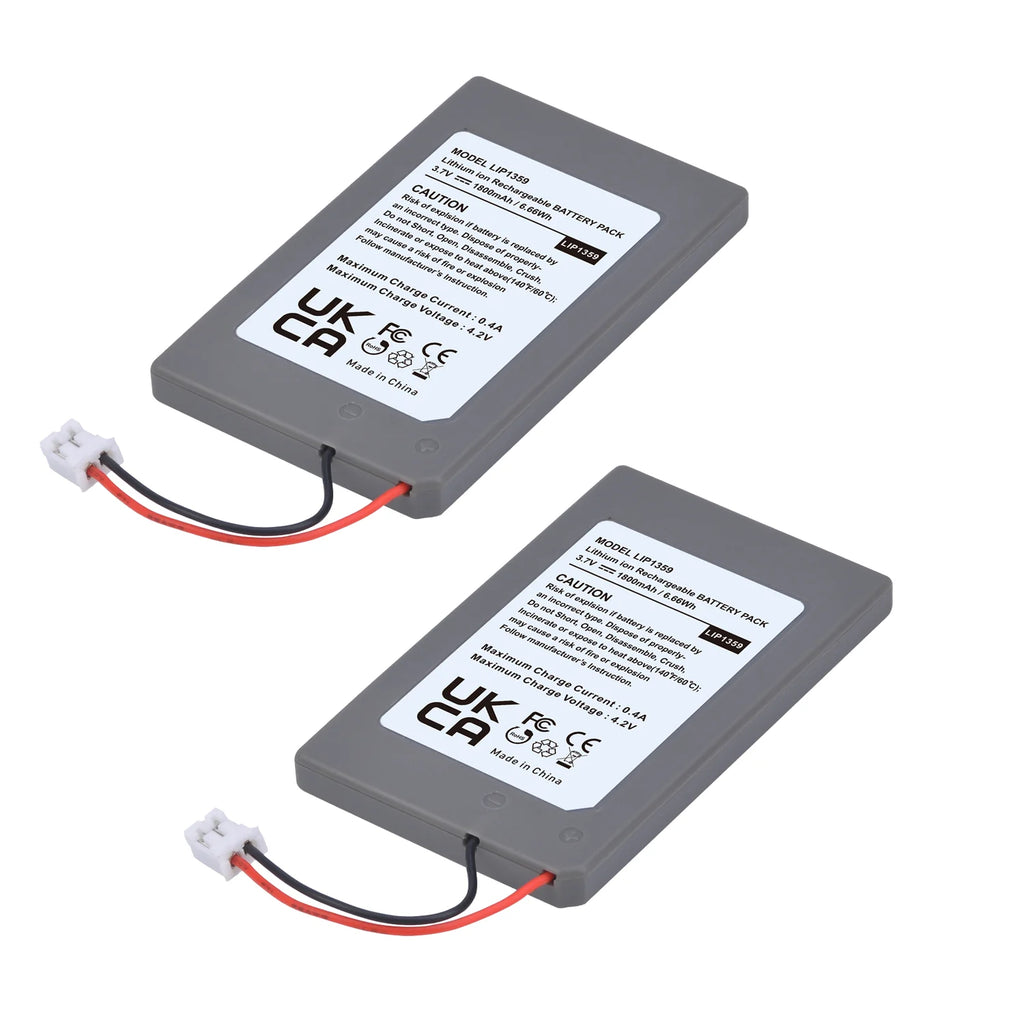 LIP1359 PS3 Replacement Battery 3.7V 1800mAh for Sony Playstation3 Wireless Controller Game Console Batteries with USB Cable