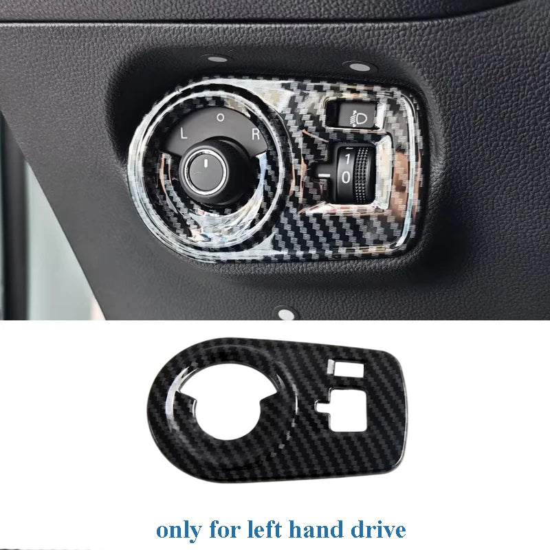 LHD RHD For MG3 Hybrid 2024 2025 ABS carbon fiber Water Cup Holder Window Lift Button Panel Gear Shift Panel Cover Accessories