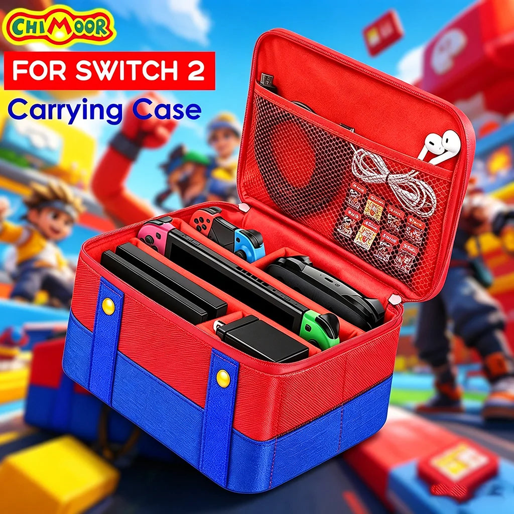 Portable Soft Shell Case for Switch 2 / Switch / OLED Cute W
