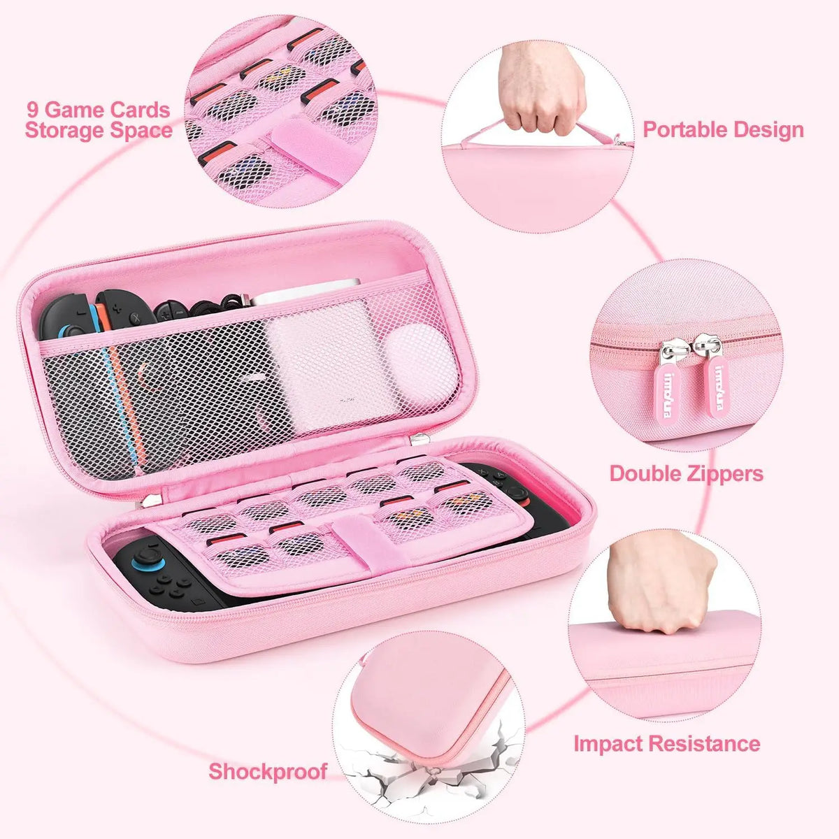 EVA Hard Shell Protective Case for Nintend Switch 2 - Shock 