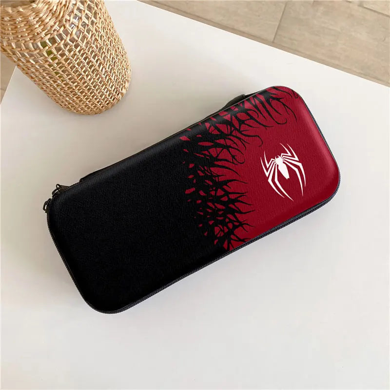 Spider Themed Storage Bag For Nintendo Switch Oled Console P