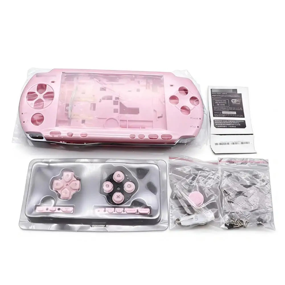 Protective Case With Buttons Screws for PSP3000 Console Replacement Full Housing Shell Decorative Cover Repair Parts for PSP