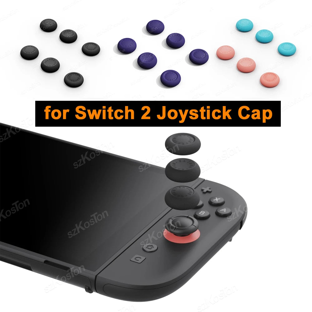 Thumb Grips Caps Set for Switch 2 Handle Joystick Cap Cover 