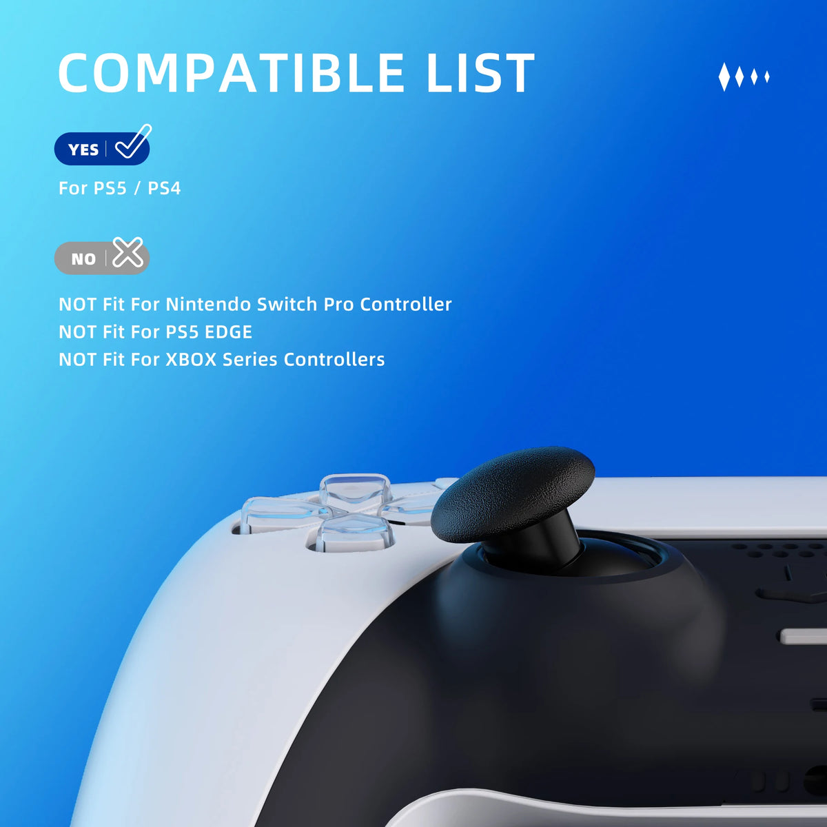 eXtremeRate Universal Swappable Thumbsticks for ps5/EDGE/ ps