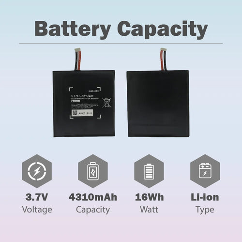 1 - 20 Pieces/Lots HAC-003 4310mAh For Nintendo Switch Game 