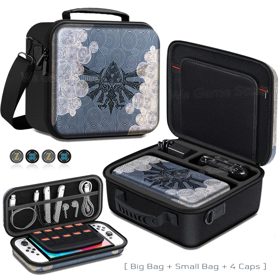 Travel Carrying Case For Nintendo Switch OLED Console Gaming