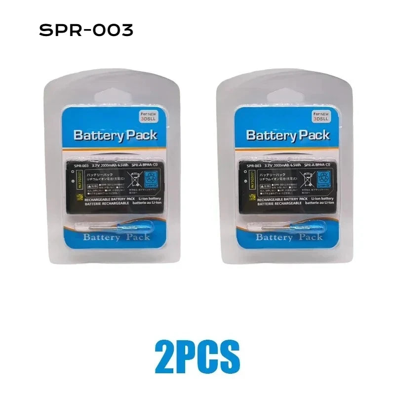 3.7V 2000mAh SPR-003 Replacement Lithium Battery Rechargeable For Nintendo 3DS XL Handheld Game Console Gaming