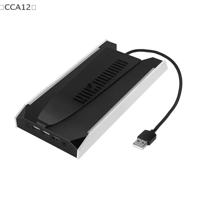 For PS5 Slim/PS5 Pro Vertical Cooling Stand Base RGB VR Head