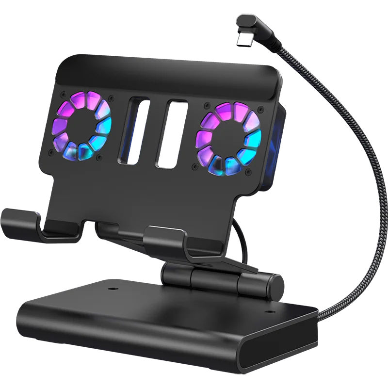 100W Docking Station for Switch 2 with Dual Cooling Fan 4K 60Hz HDMI 1000Mbps Ethernet Compatible with ROG Ally/AllyX SteamDeck