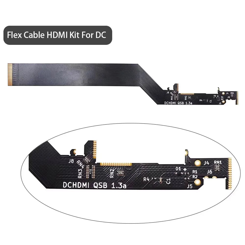 BitFunx DC HDMI Kit For SEGA Dreamcast Game Console High Definition 1080P DC Chip For Dreamcast PCB Board