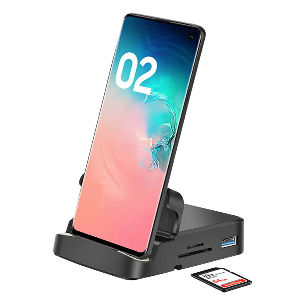 8 In 1 Type C HUB Docking Station Phone Stand Dex Pad Statio