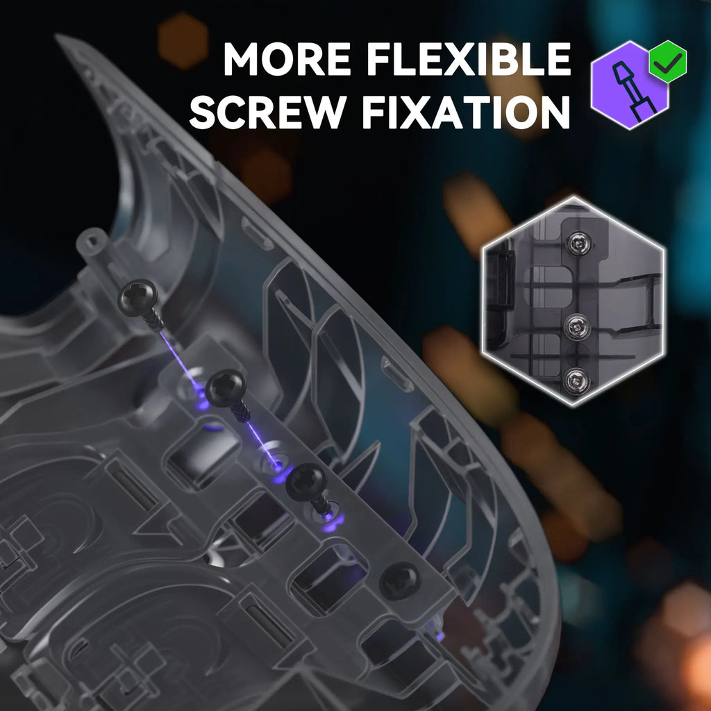 eXtremeRate Interchangeable Back Buttons Bottom Shell for St