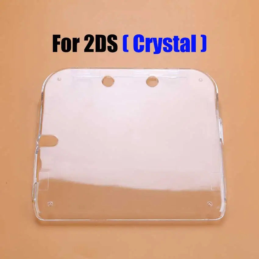 Plastic Crystal Hard Shell & TPU Silicone Sleeve For 2DS 3DS 3DSLL 3DSXL New 2DS 3DS LL XL Game Console Soft Protective Case