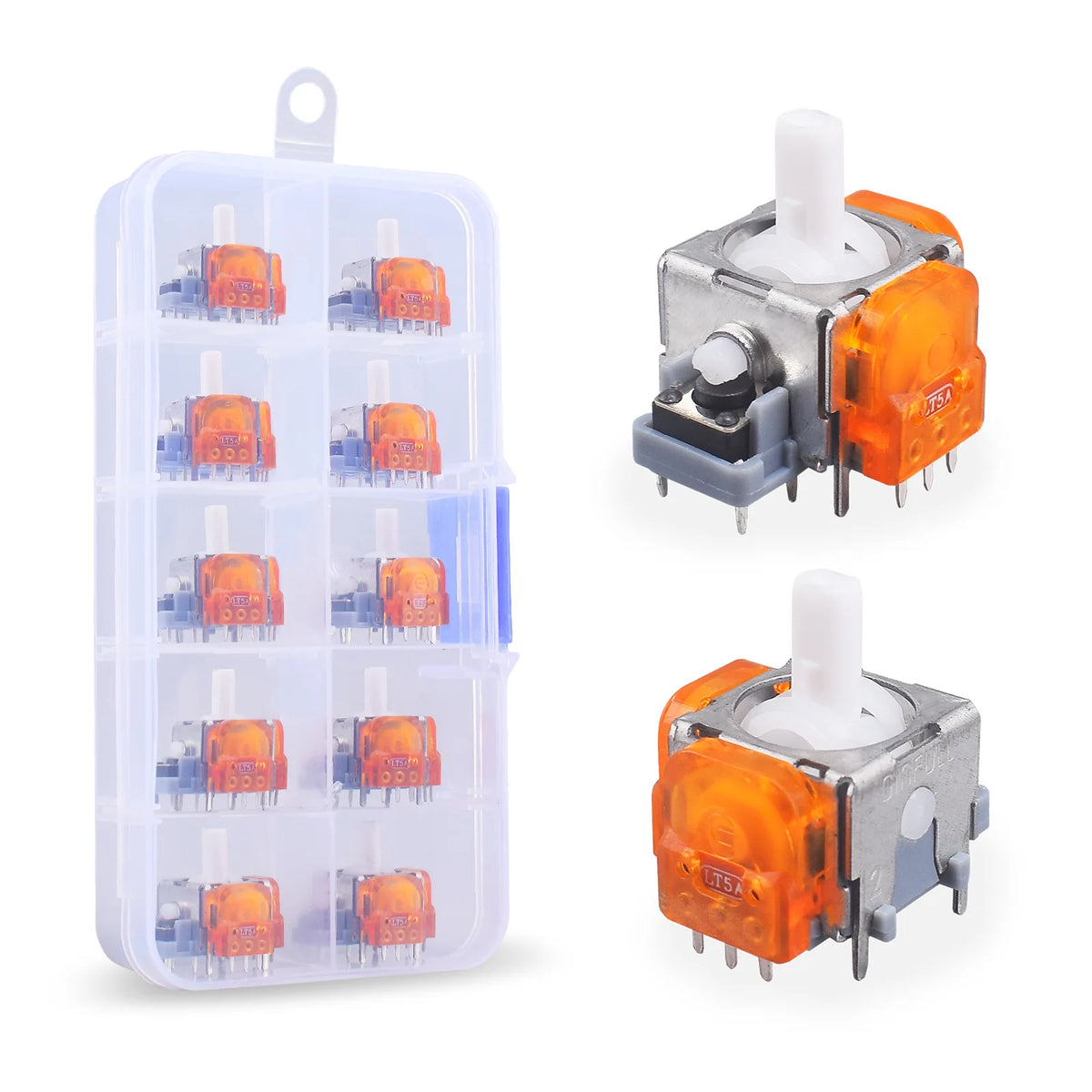 2-10Pcs Replacement TMR Effect Joystick 3D Analog Stick for DualSense PS5 PS4 Controller for Xbox Series X/S switch Repair Parts