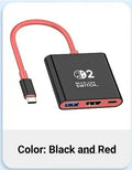 Docking Station for Nintendo Switch 2 4K 60Hz TYPE-C Hub with HDMI and USB-C 3.0 PD100W Charge Perfect for Switch 2/Switch/OLED
