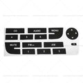 Car Radio Button Repair Sticker For Fiat Grand Punto Radio S
