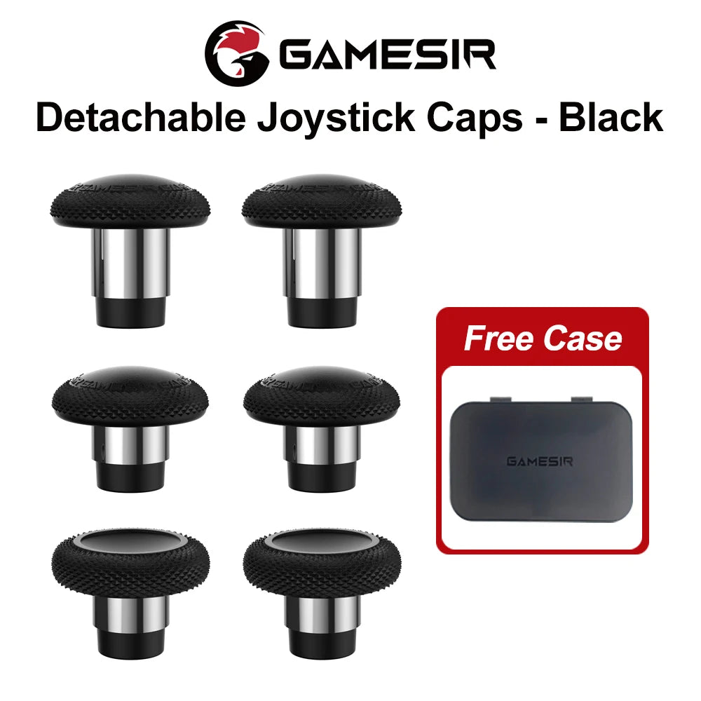 GameSir Detachable Joystick Caps for G7 Pro G7 Pro 8K Cyclone 2 G8 Plus Gamepad Accessories Silicone Build Steel Ring Design