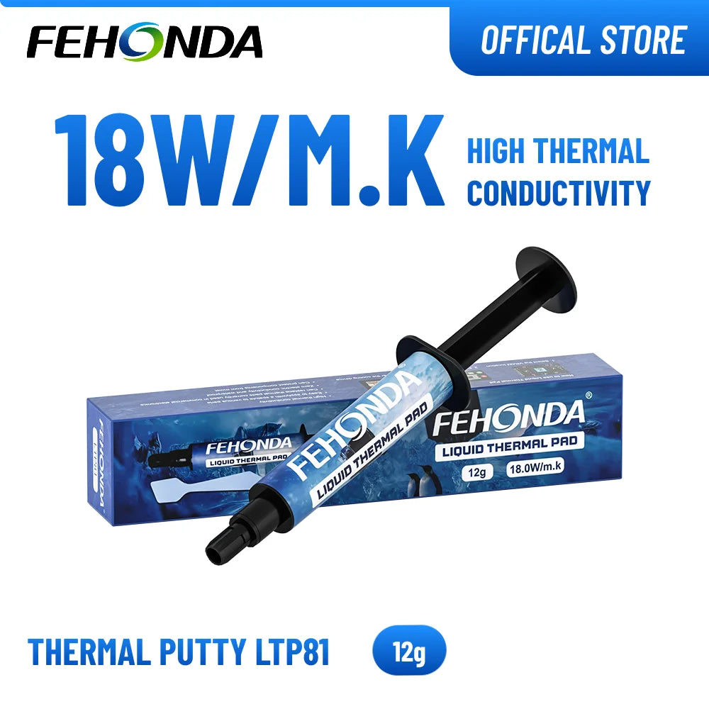 FEHONDA 18W/m.K LTP81 Thermal Putty for VGA GPU VARM PS4 PS5