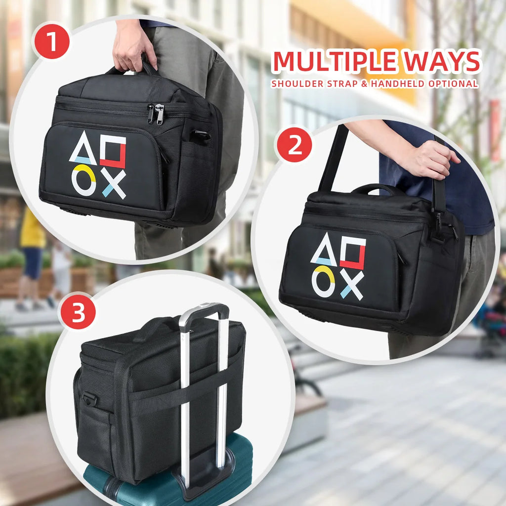 Carrying Case for PS5 Large Capacity Waterproof Shockproof T