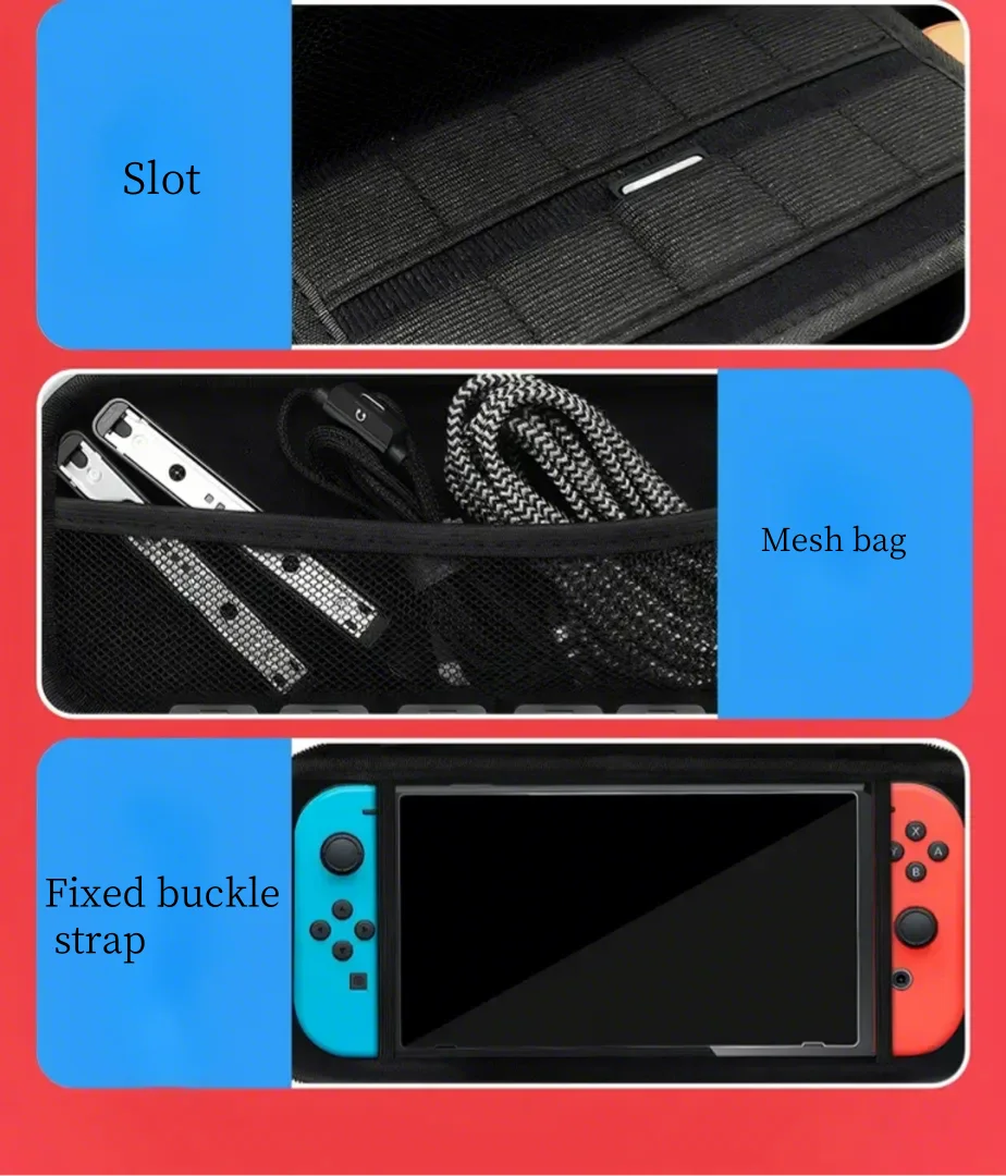 Storage Bag For Switch Portable NS Console Switch OLED Game 