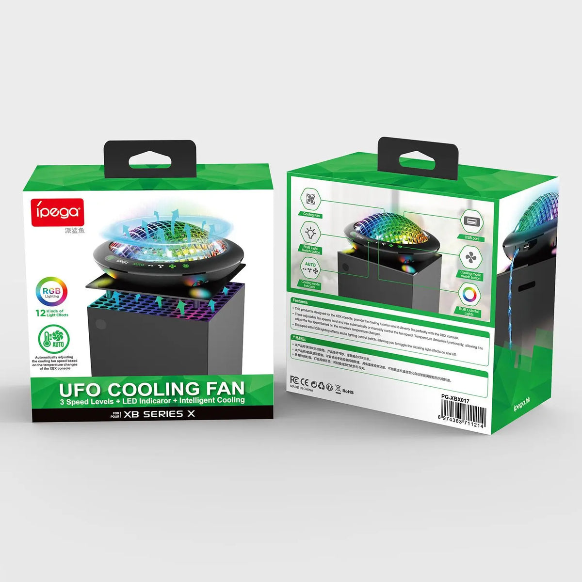 Ipega Cooling Fan For Xbox Series X Console UFO Design Coole