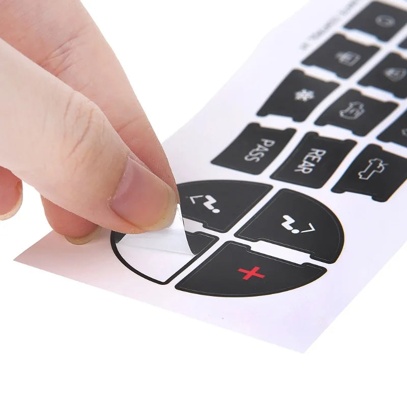 Dash AC Radio Button Repair Stickers Fit 07-14 GMC Avalanche