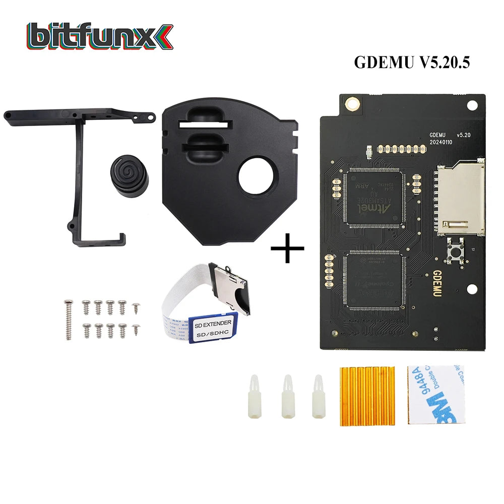 BitFunx GDEMU Mount Kit Remote SD Card Extension Cable For S
