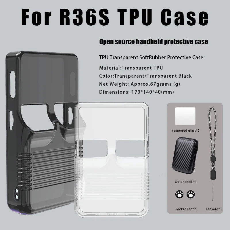New Open-source Handheld Protective Case for R36S Portable G