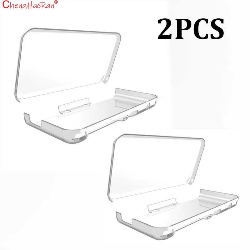 1/2PCS Split Type Hard Protective Case For NS NEW 2DS LL XL Crystal Case Dust And Scratch Resistant Protective Cover