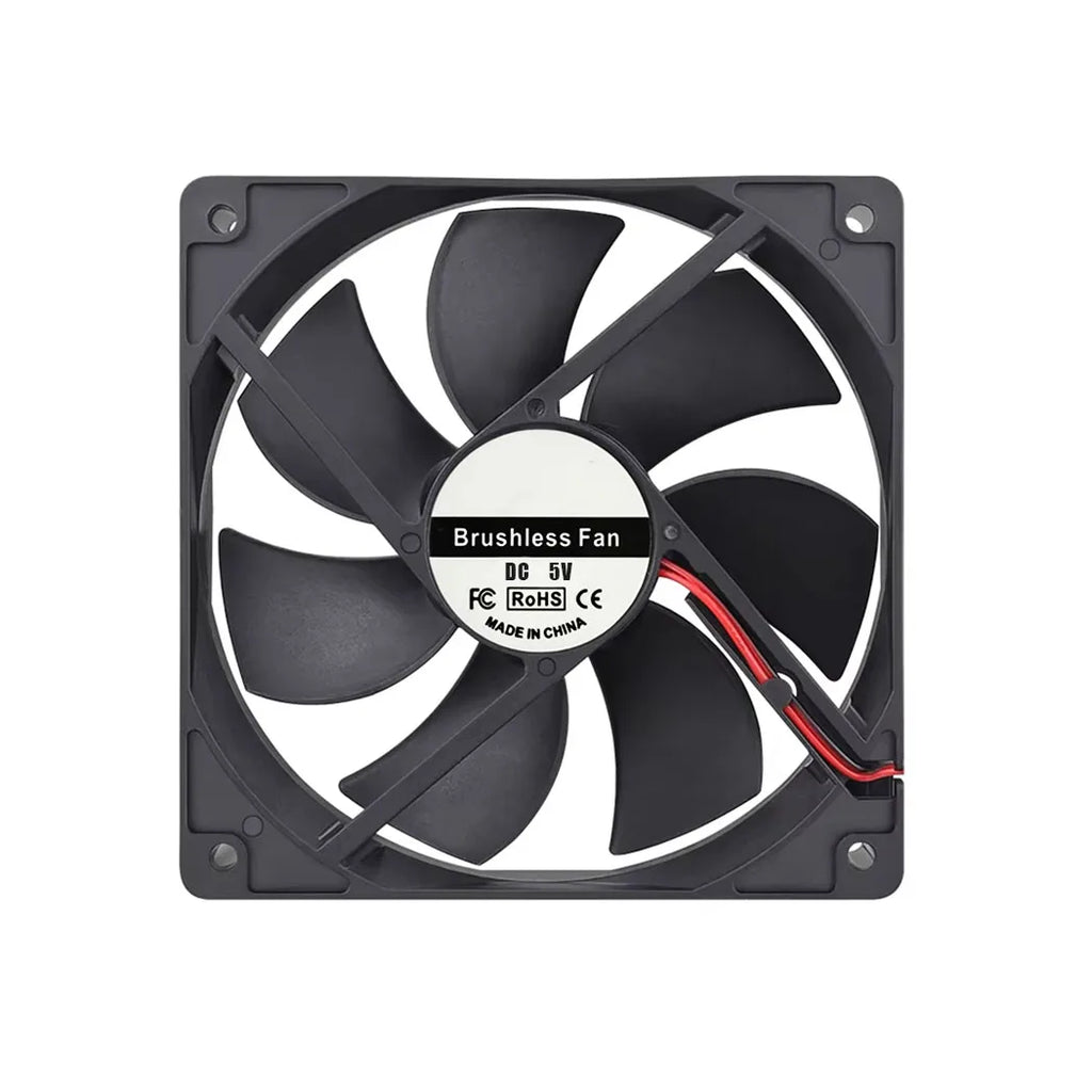 120x120x25mm 120mm Case Exhaust Fan DC Brushless 5V 12V 24V 12cm Radiator 2PIN USB 12025 Cooler for PC Computer Case Cooling