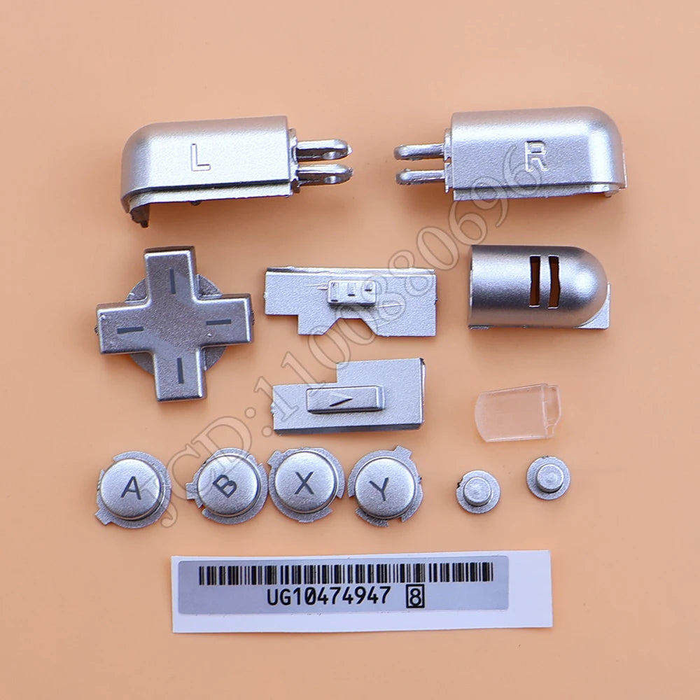 1Set Replacement A B X Y L R D Pad Cross Button Full Button Set For DS Lite NDSL Buttons For DS Lite For NDSL Console