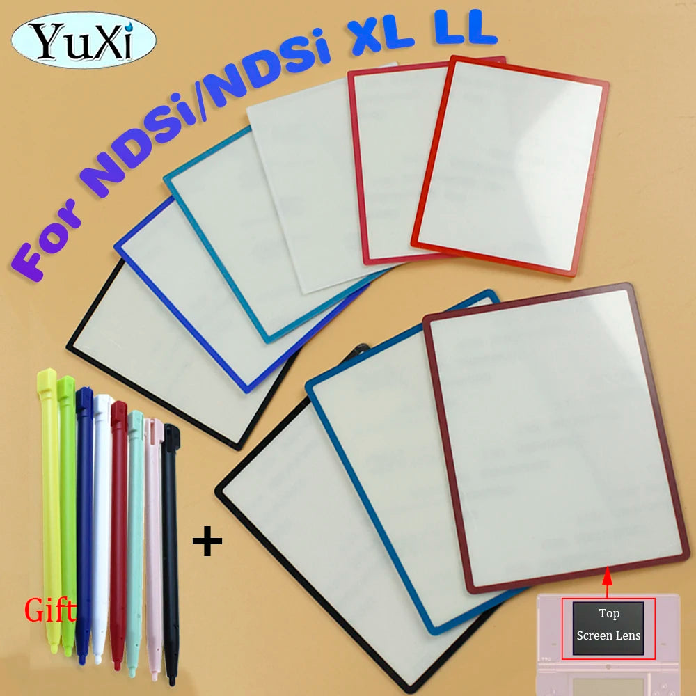 1Set For NDSi XL LL Top Screen LCD Screen Lens Cover For Nin