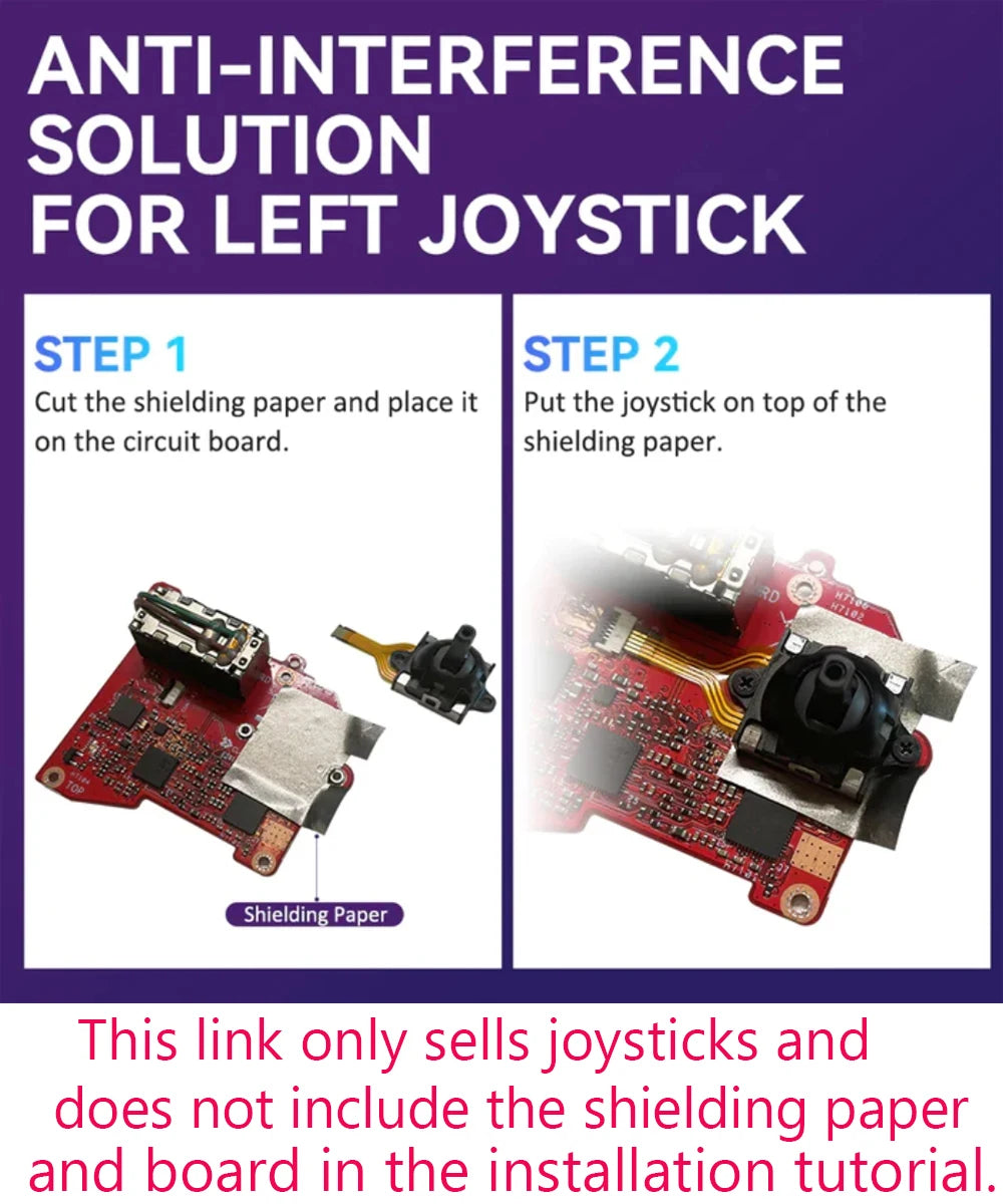 2pcs For Asus ROG Ally Analog Stick Hall Effect Joystick Rep