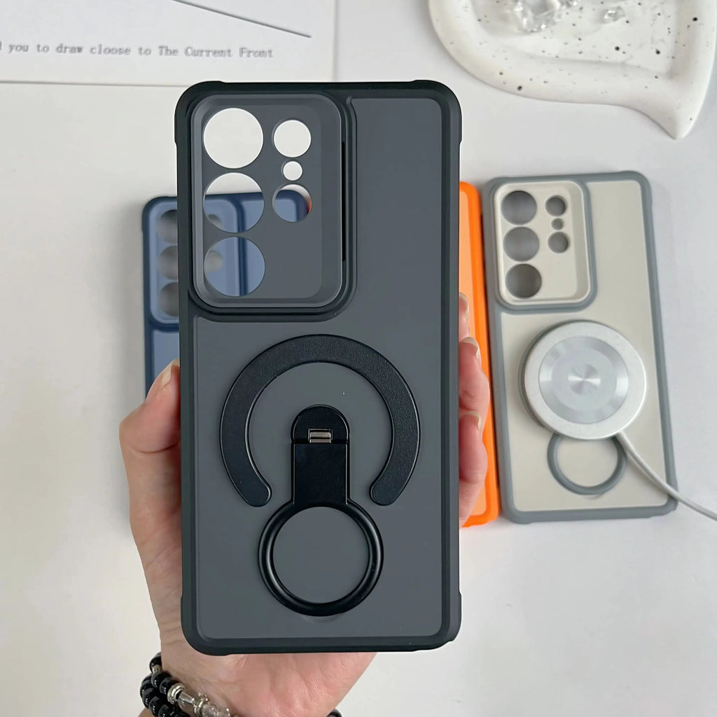 Shockproof Armor Matte For Magsafe Magnetic Case For Samsung