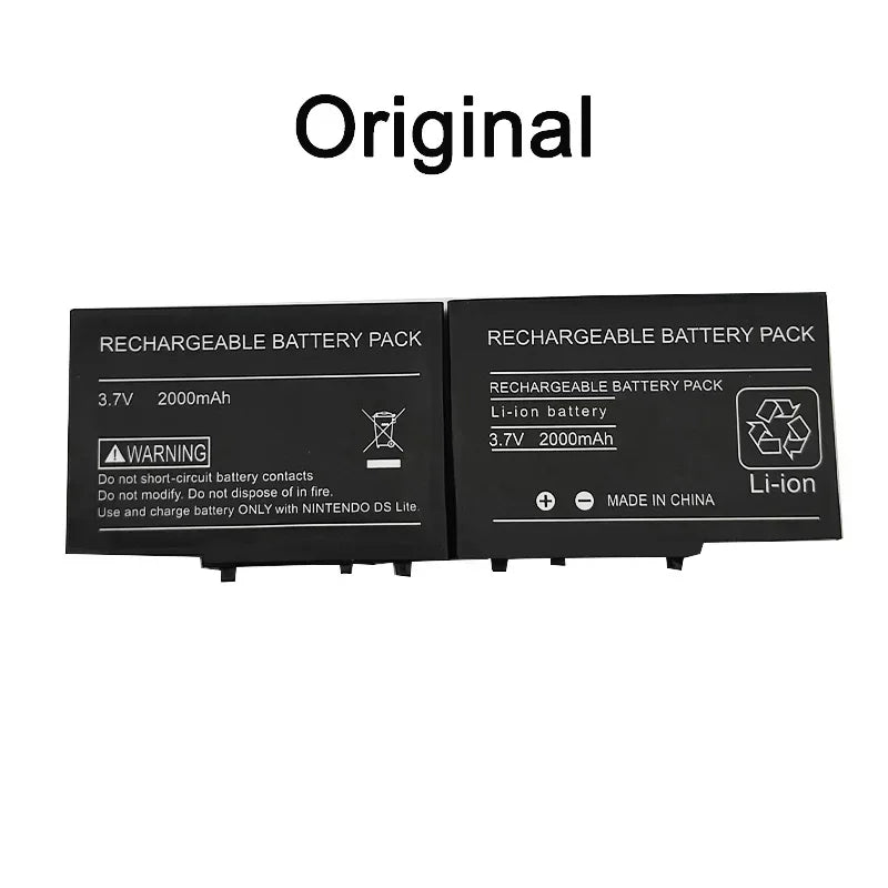 Game Console Built-in Battery NDSL Host Batterie 2000mAh 3.7