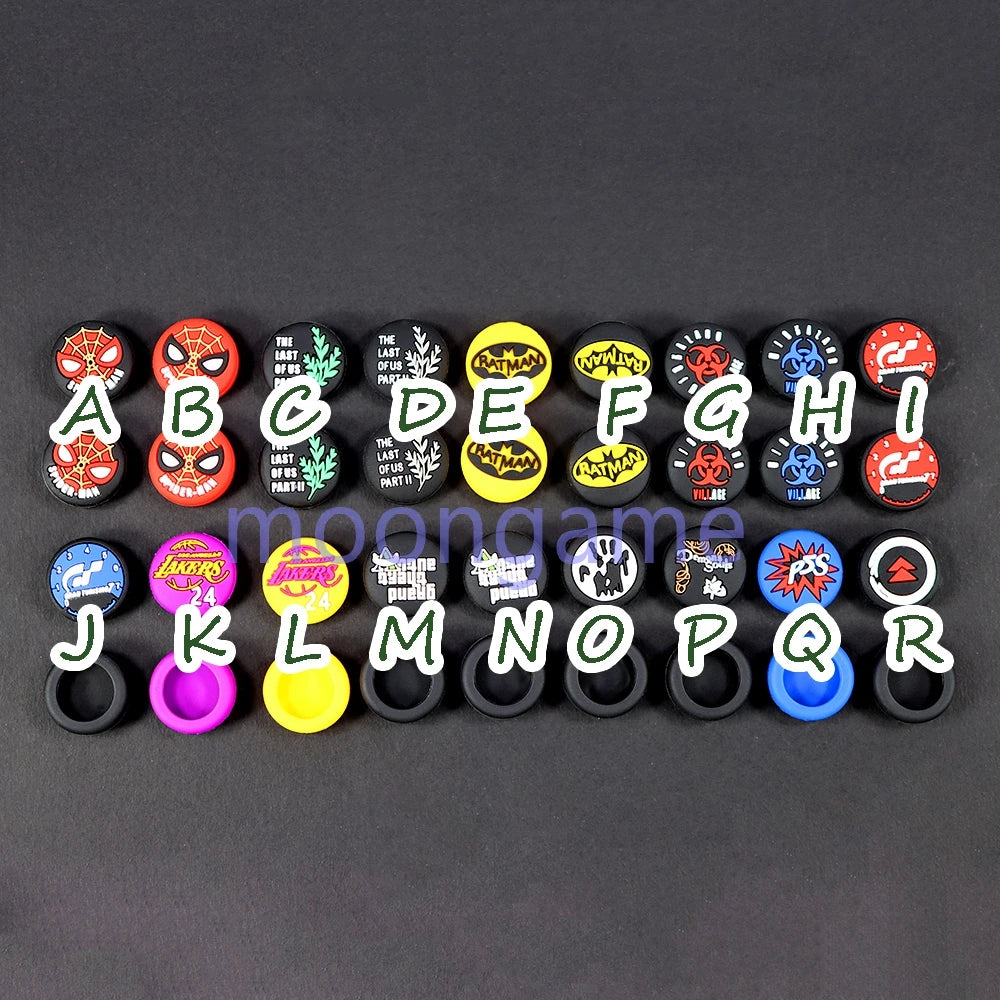 100pcs Replacement For PS3 PS4 PS5 Xbox 360 One Switch Pro Thumbstick Caps Silicone Analog Thumb Stick Grips Joystick Cover