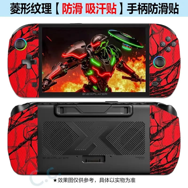 Pre-cut Anti-Slip Grip Skin Sticker For 2025 OnexPlayer OnexFly Apex MAX 8 MAX+ Handheld Game Console Anti-Sweat Film