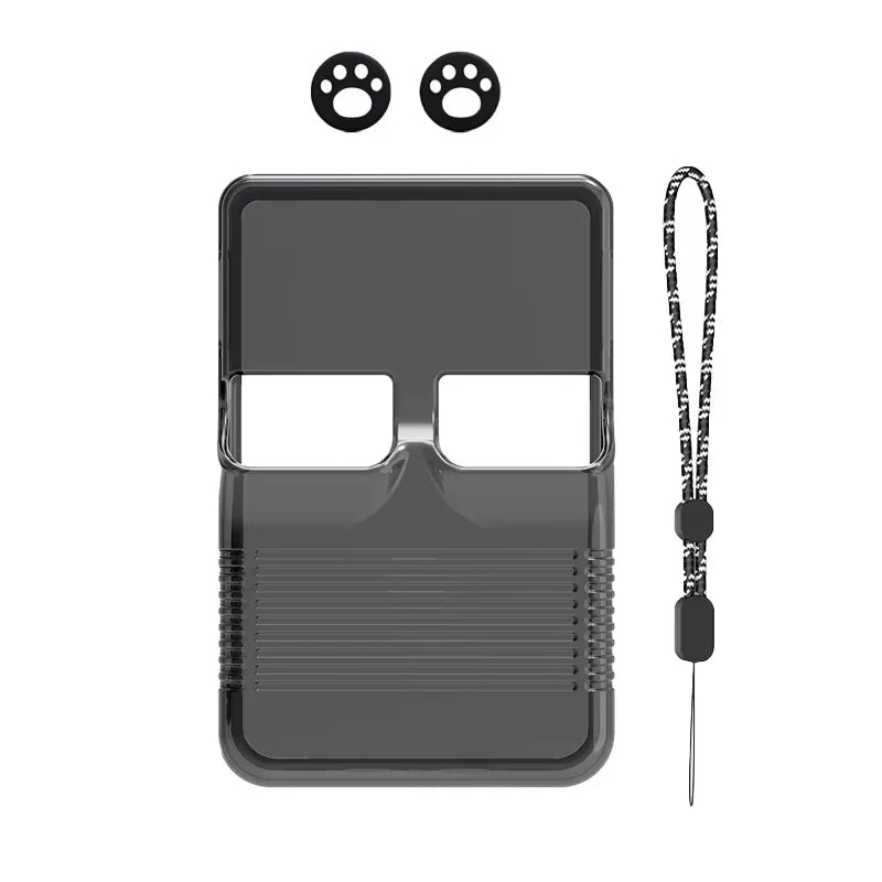 New Open-source Handheld Protective Case for R36S Portable Game Console Accessory Storage Transparent Shell All in One