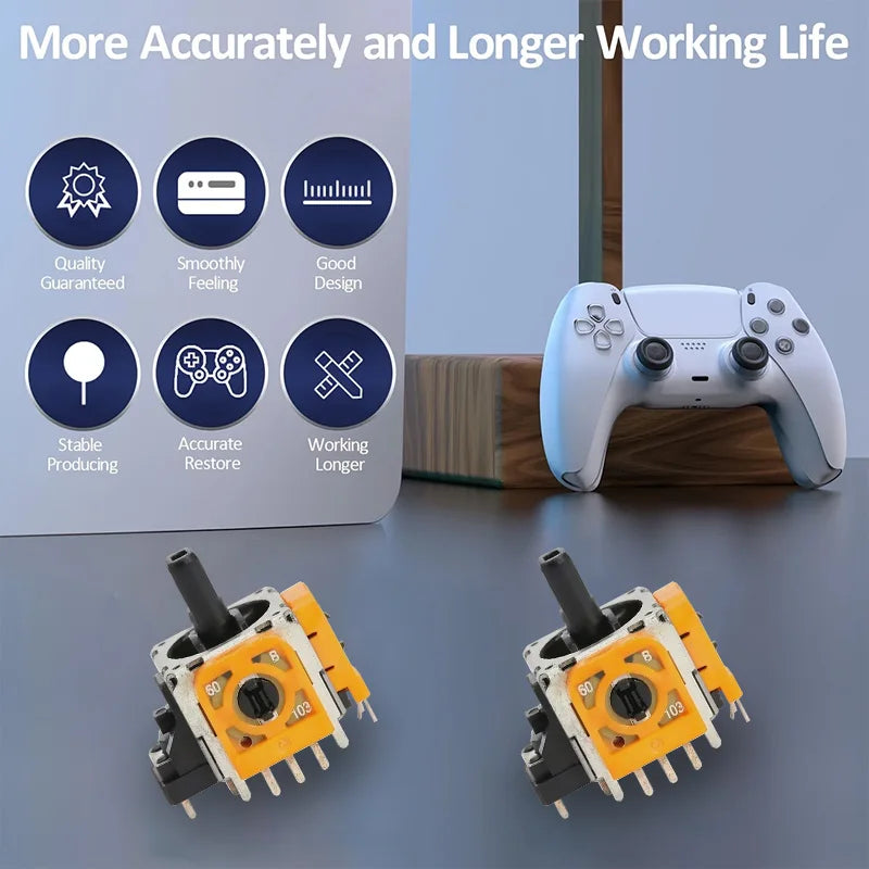 10PCS 3D Analog Joystick ThumbStick For PS5/PS4/Nintendo Swi