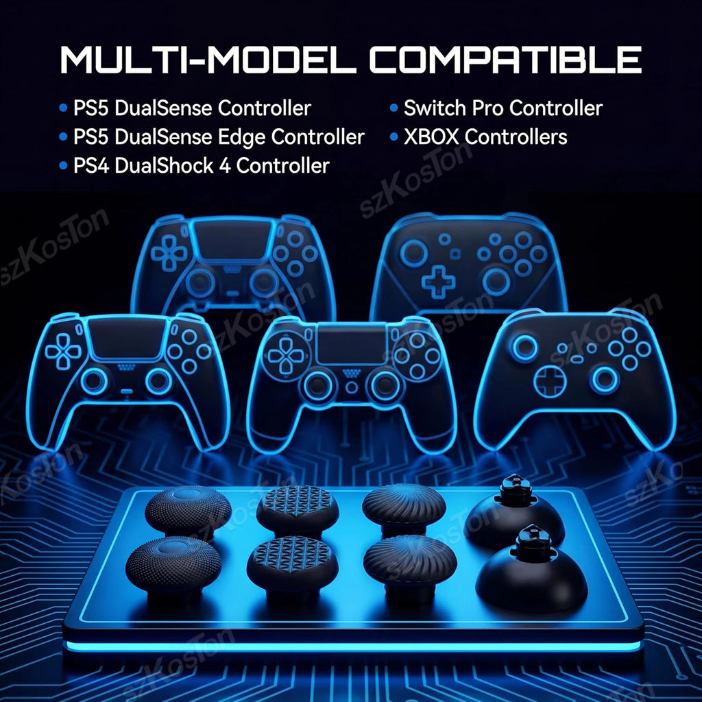Replacement Thumbstick Caps for PS5 PS4 Controller Analog Jo