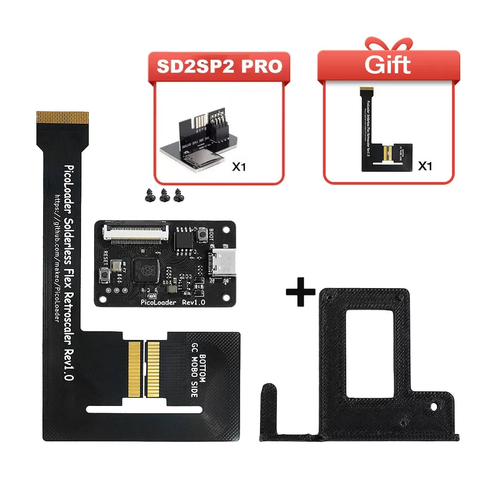 Solderless PicoLoader For GameCube Open Source Based On RP2040 For NGC DOL-001/DOL-101 Console Support Homebrew Software Launch