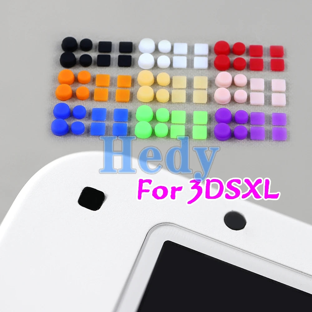 2sets New Upper and Lowe Screw Rubber Feet Cover For 3DSLL/3