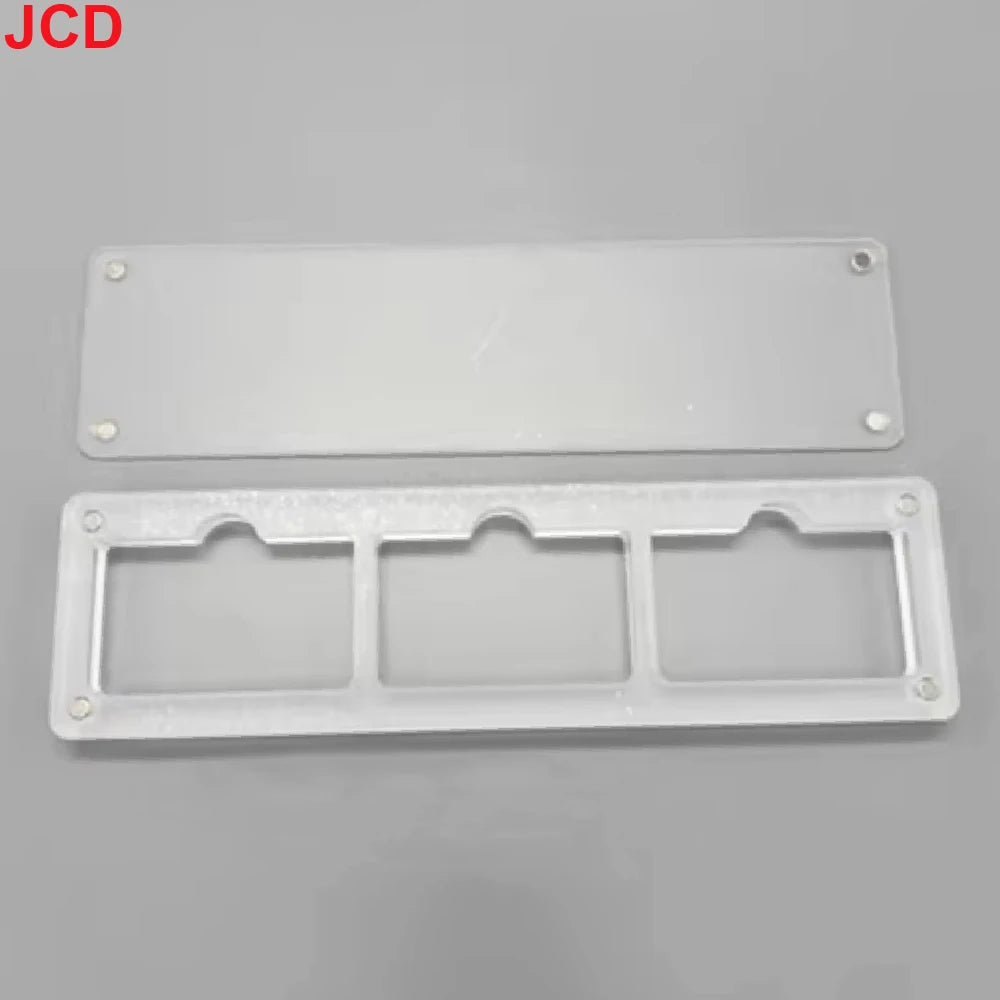 JCD 1pcs For GBA Game Card Box Magnetic Cover High Transparent Acrylic Game Display Box Storage Box