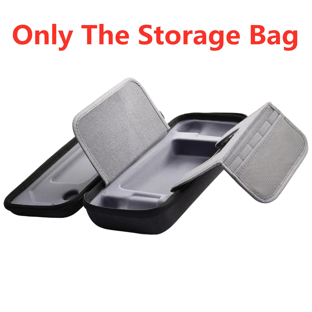 Carrying Case for Steam Deck Game Console Portable Storage Bag with Interlayer Card Slots for Steam Deck Gaming Accessories
