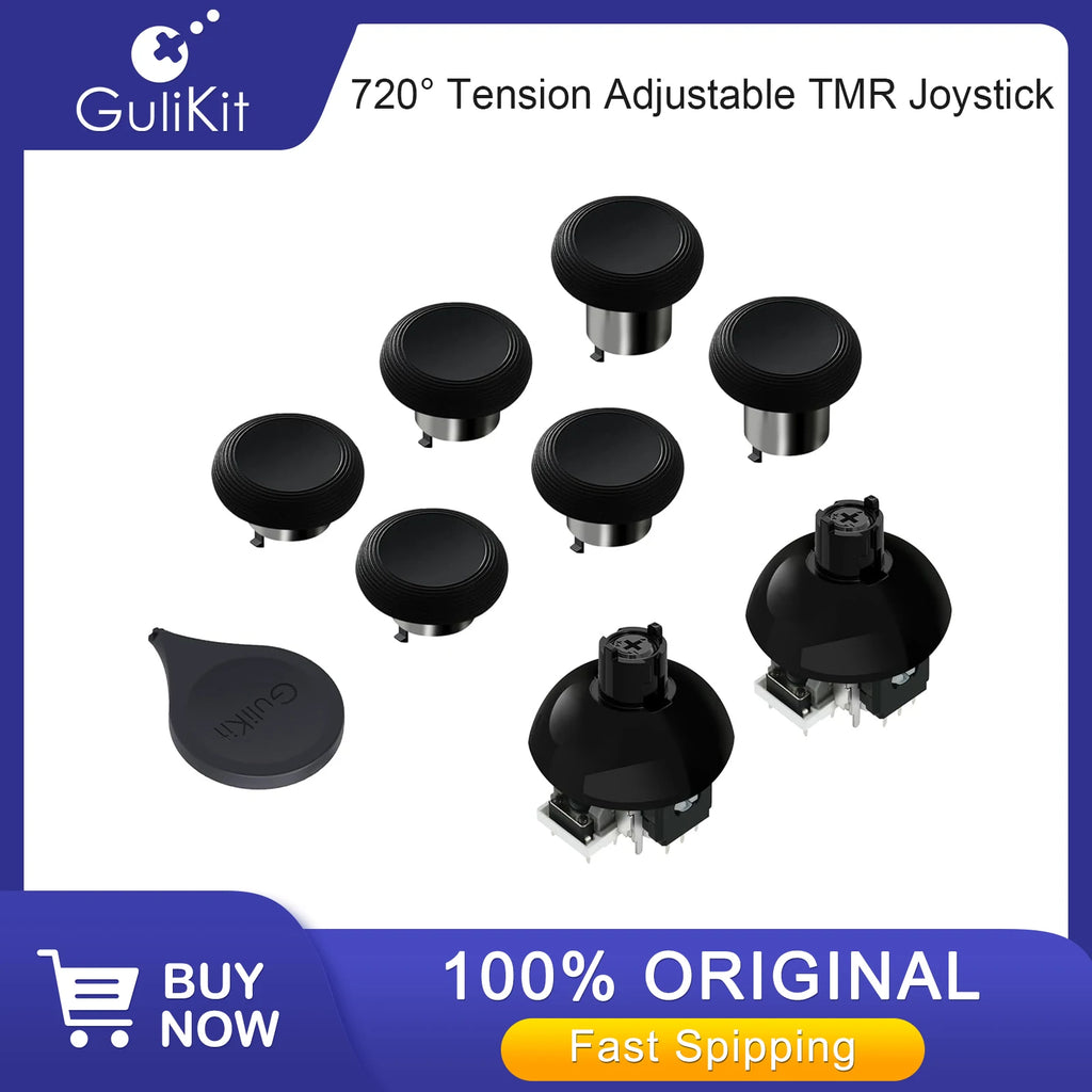 GuliKit 720 Adjustable Tension TMR Joystick Replacement Kit 