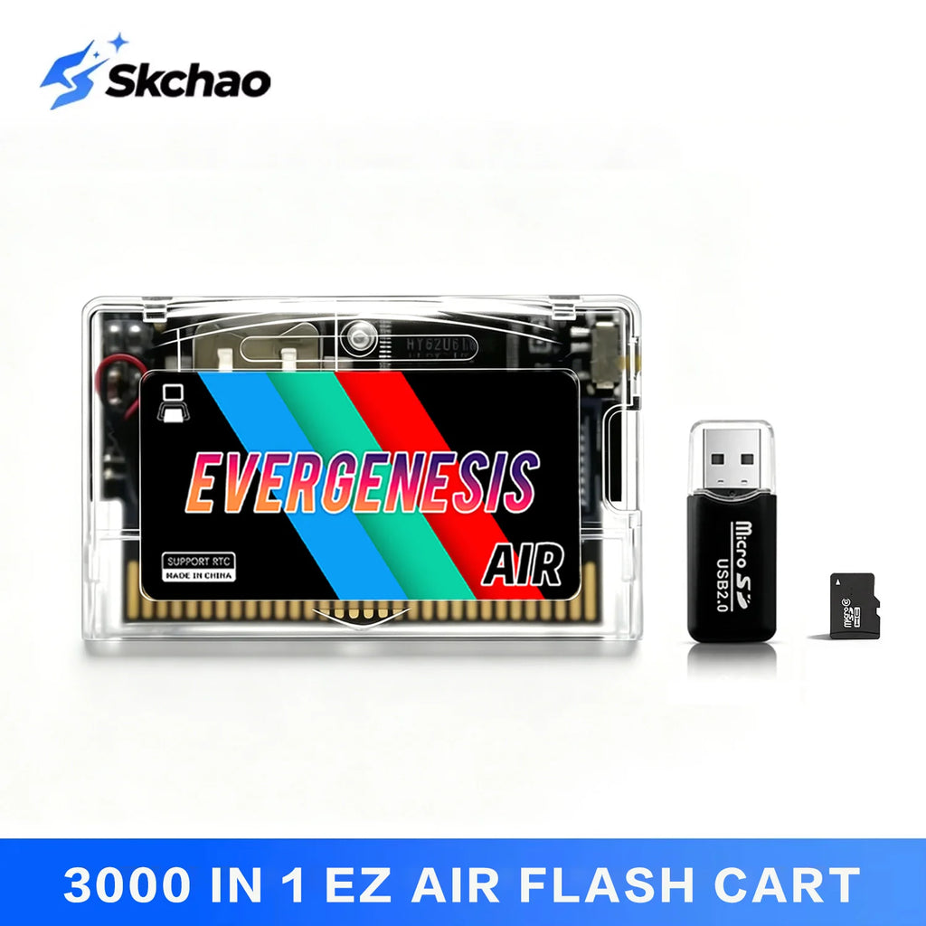 3000 in 1 AIR Flash Cart for GBA GBA SP NDS GBM NDSL 960Mb N