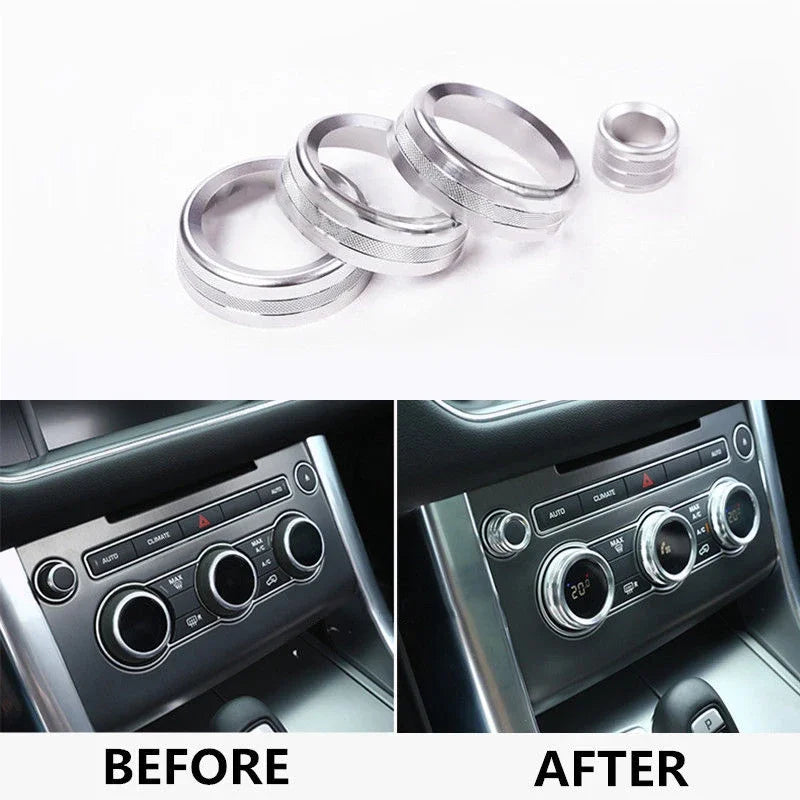 4pcs Console Covers For Land Rover Knob Button For Range Rov