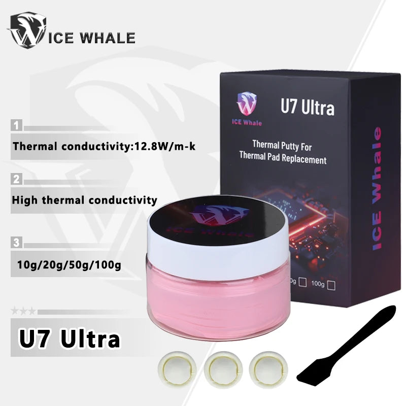 ICE Whale U7 Ultra Thermal Putty For VGA GPU IC Processor Ra